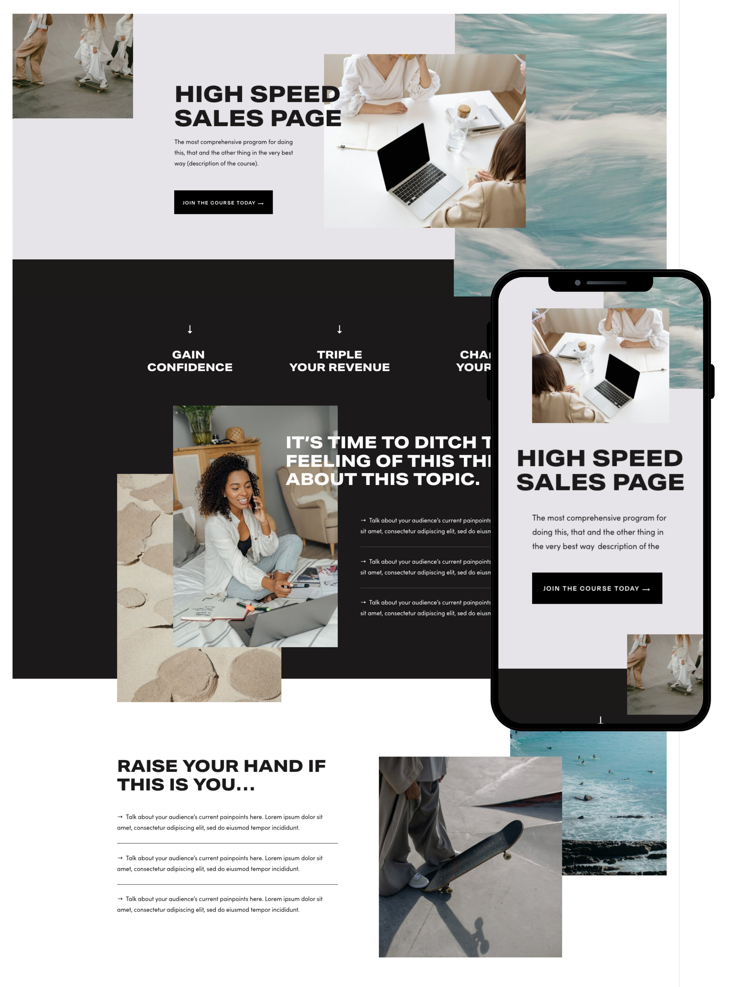 Sales Page Design | Elite Launch Design - Create in Atlanta for Higher Conversions