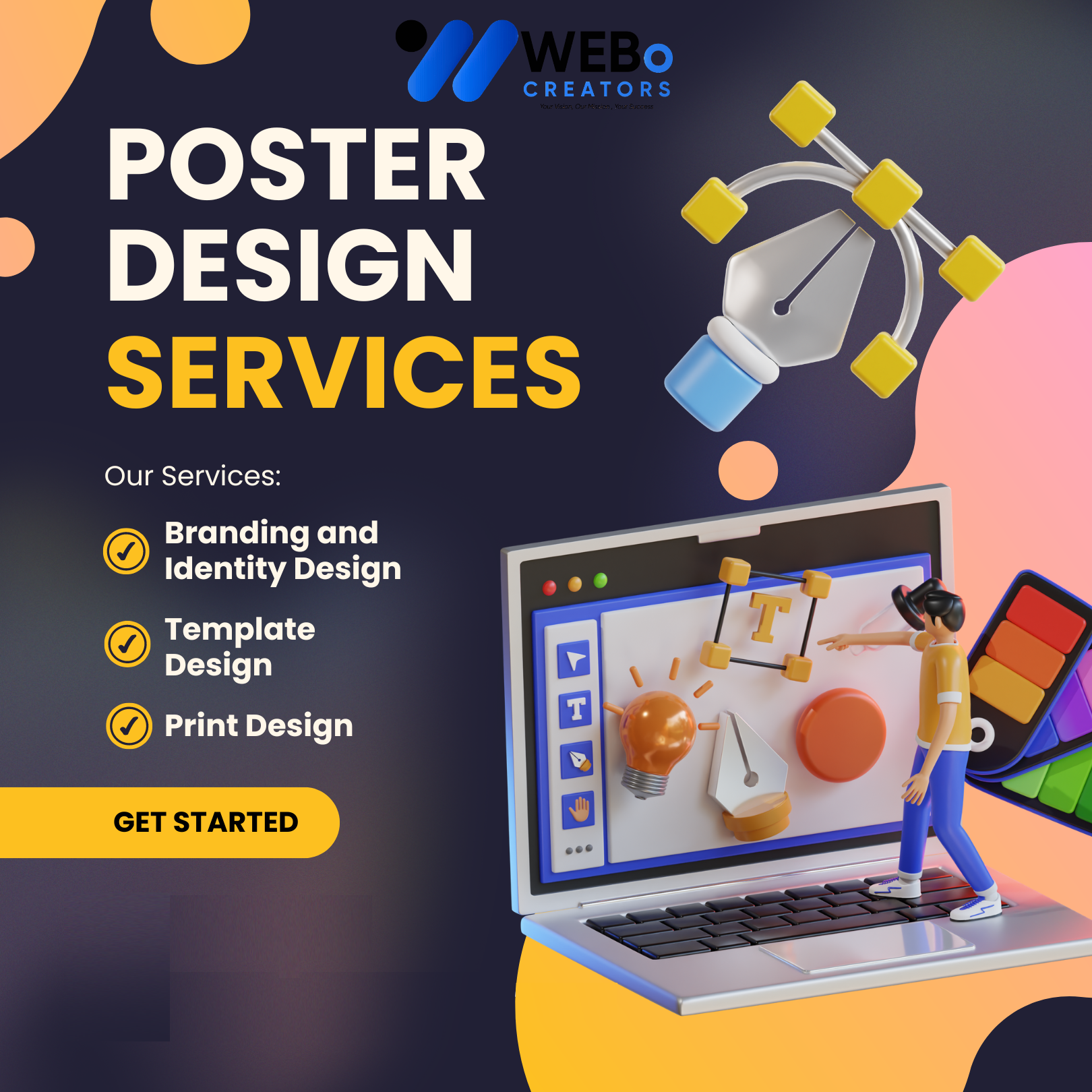 Poster Design Service | Get Powerful Advertising Poster in Atlanta for Business and Events