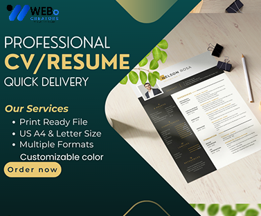 Elegant Resume Design Service, CV designs, CV writing in Atlanta For Gain Job
